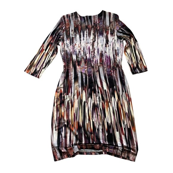 Karen Kane Amber Waves Sheath Dress XL Multicolor Polyester & Rayon Blend - Picture 7 of 9